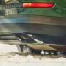 Имитация насадок глушителя SPACE GRAY (серый глянец) для Skoda Kodiaq (2016-н.в.) купить недорого с доставкой в Пятигорск