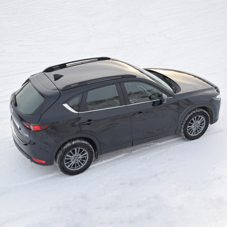 Рейлинги (Черный Муар) MAZDA CX-5 (2017-н.в.) купить недорого с доставкой в Пятигорск