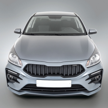 Бампер передний "Kudos" для Kia Rio (2017-2020) купить недорого с доставкой в Пятигорск