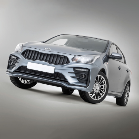 Бампер передний "Kudos" для Kia Rio (2017-2020) купить недорого с доставкой в Пятигорск