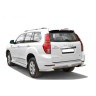 Защита заднего бампера «Уголки» (d63.5) Haval H9(Нерж. Сталь) купить недорого с доставкой в Пятигорск