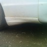 Накладки (клыки) на задний бампер (сток) Toyota Cresta 90 купить недорого с доставкой в Пятигорск