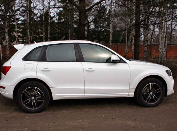 Спойлер (АнтиКрыло) (в комплекте с эмблемой ABT) в стиле "ABT" для Audi Q5 (2008-2012) купить недорого с доставкой в Пятигорск