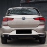 Имитация выхлопа SILVER (серебристый) для Volkswagen Polo Liftback (2020-2023) купить недорого с доставкой в Пятигорск