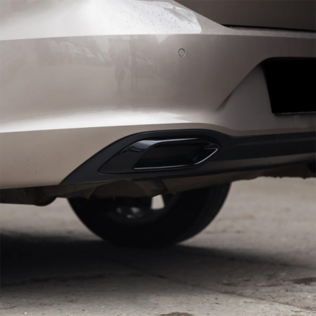 Имитация выхлопа SPACE GRAY (серый глянец) для Volkswagen Polo Liftback (2020-2023) купить недорого с доставкой в Пятигорск