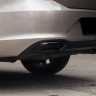 Имитация выхлопа SPACE GRAY (серый глянец) для Volkswagen Polo Liftback (2020-2023) купить недорого с доставкой в Пятигорск