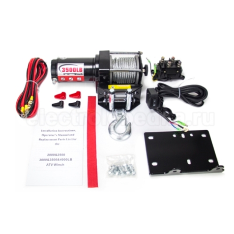 Лебедка для квадроцикла "Master Winch" PM3500, электрическая, 12В купить недорого с доставкой в Пятигорск
