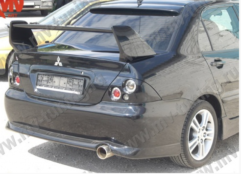 Спойлер высокий стиль "EVO" var №1 для Mitsubishi Lancer IX 2003-2009 купить недорого с доставкой в Пятигорск