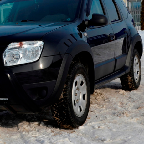 Молдинги дверей №2 "КАРТ" для Renault Duster дорестайлинг до 2015 г.в. (без комплектации) купить недорого с доставкой в Пятигорск