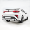 Бампер задний "Kudos" под раздвоенный глушитель для Kia Rio (2017-2020) купить недорого с доставкой в Пятигорск