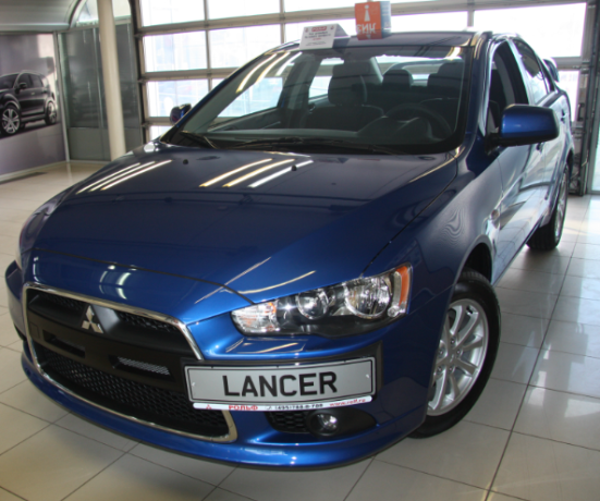 Рамка под номер на передний бампер для Mitsubishi Lancer X (2010-2016) купить недорого с доставкой в Пятигорск