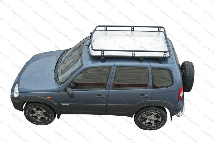 Багажник экспедиционный с алюминиевым листом, «Chevrolet Niv@» купить недорого с доставкой в Пятигорск