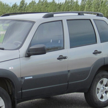 Рейлинги B@3 2123 "Chevrolet Niv@" (2002-2020), L@DA Niv@ Travel Чёрный купить недорого с доставкой в Пятигорск
