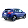 Защита заднего бампера угловая d63мм (НПС) Nissan Qashqai (2014-2016 г.в.) купить недорого с доставкой в Пятигорск