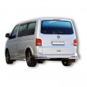 Защита заднего бампера «Уголки двойные» (d63,5) для Volkswagen Transporter T5 (2009-2015)(Окрашенное) купить недорого с доставкой в Пятигорск
