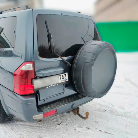 Колпак запасного колеса (Абс гладкий, закрытый) для Mitsubishi Pajero 3 купить недорого с доставкой в Пятигорск