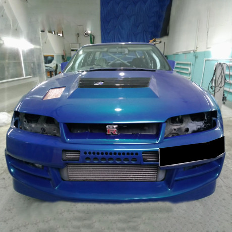 Бампер передний "Rocket Bunny" для Nissan SkyLine R33 (1993-1998) купить недорого с доставкой в Пятигорск