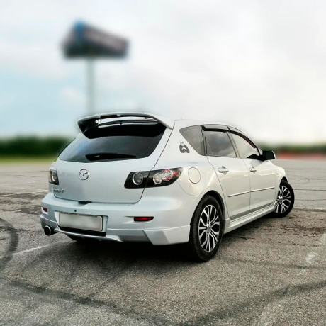 Спойлер "Двух ногий, Mazda Speed" (под стоп) для Mazda 3, хэтчбэк (2003-2009) купить недорого с доставкой в Пятигорск