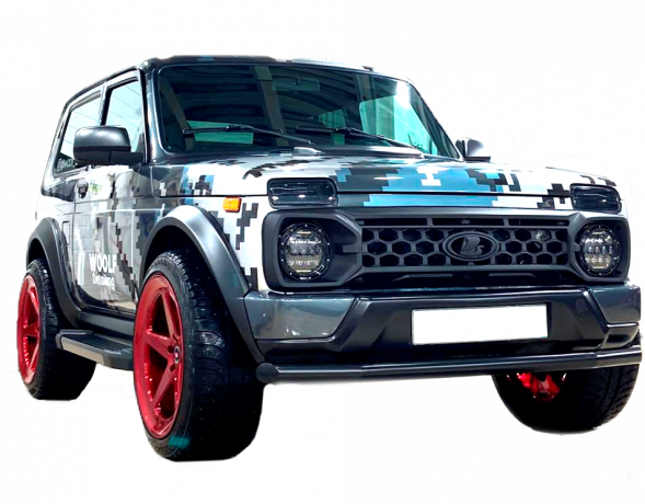 Решетка радиатора "TITAN" для B@3 2121, 21213, 21214, 2131 "L@DA 4x4" (без защитной сетки) RAPTOR купить недорого с доставкой в Пятигорск
