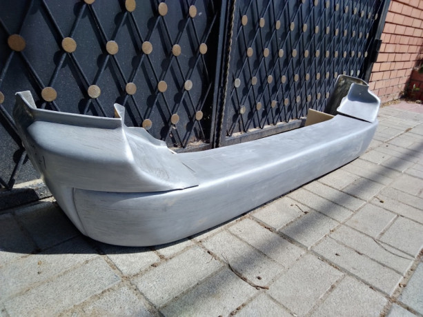 Силовой бампер задний стеклопластиковый (в сборе) на Mitsubishi Pajero Sport I купить недорого с доставкой в Пятигорск