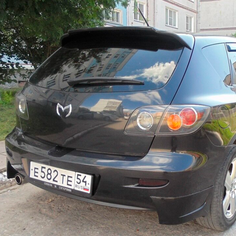 Спойлер пустой "Sport" для Mazda 3, хэтчбэк (2003-2009) купить недорого с доставкой в Пятигорск