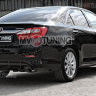 Диффузор заднего бампера var №1 (под окраску) для Toyota Camry XV50 (2012-2014) купить недорого с доставкой в Пятигорск
