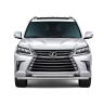 Защита переднего бампера двойная d63/63мм (НПС) LEXUS 450D (2015-н.в.) купить недорого с доставкой в Пятигорск