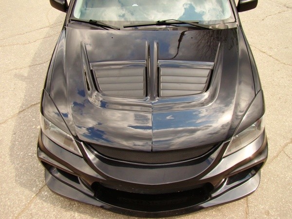 Капот в стиле EVO (в сборе) для Mitsubishi Lancer IX (2003-2009) купить недорого с доставкой в Пятигорск
