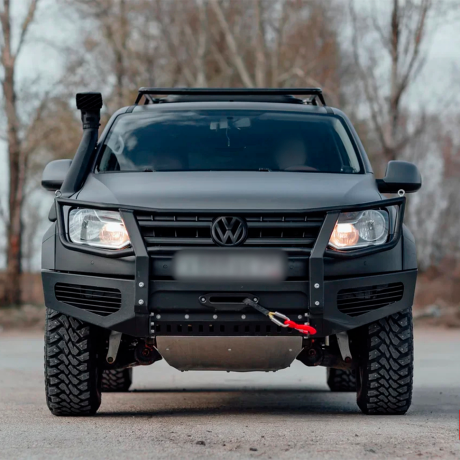 Силовой передний бампер с креплением лебедки F-DESIGN для Volkswagen Amarok купить недорого с доставкой в Пятигорск