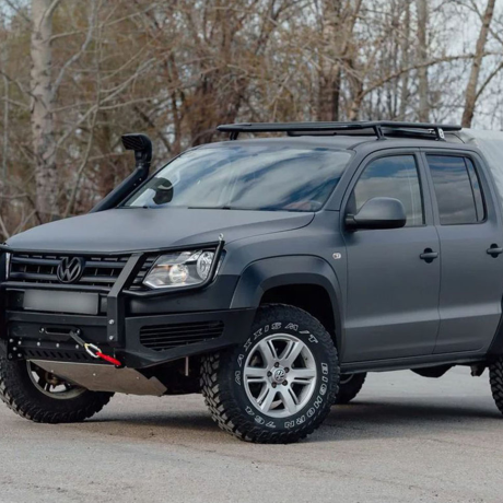 Силовой передний бампер с креплением лебедки F-DESIGN для Volkswagen Amarok купить недорого с доставкой в Пятигорск