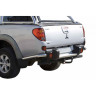 Защита заднего бампера «Уголки» (d63,5) для Mitsubishi L200 (2006-2014)(Нерж. Сталь) купить недорого с доставкой в Пятигорск